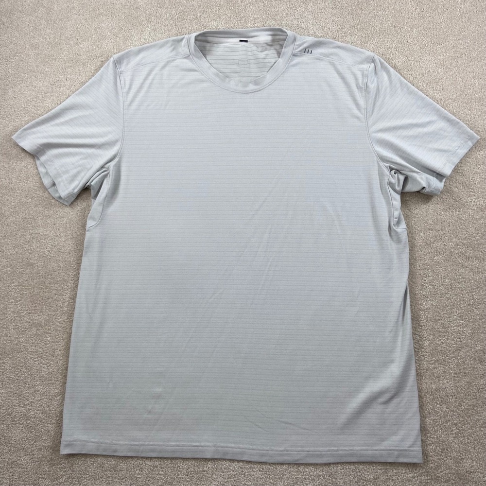 Lululemon Metal Vent Tech Shirt Mens XXL Grey Short Sleeve Training Tee